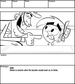 DAD 
Which is exactly what the burglar would want us to think. 
 