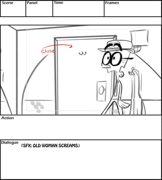 (SFX: OLD WOMAN SCREAMS) 
 