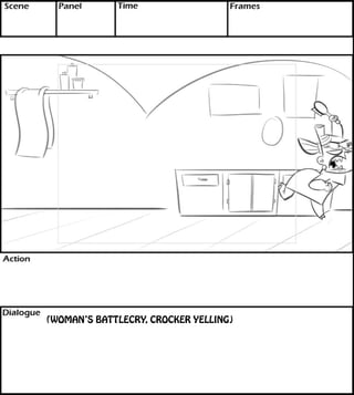 (WOMAN’S BATTLECRY, CROCKER YELLING) 
 