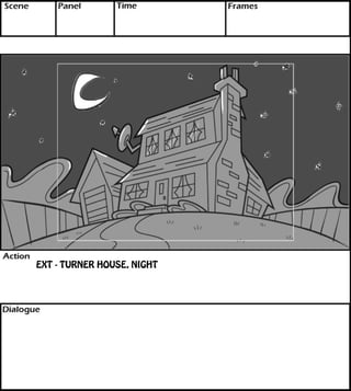 EXT - TURNER HOUSE, NIGHT 
text 
 