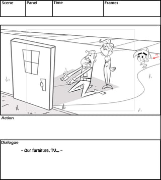 -- Our furniture, TV... -- 
 