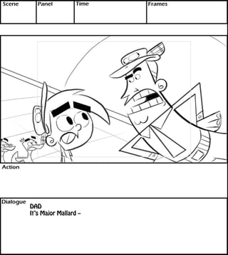 action text 
DAD 
It’s Major Mallard -- 
 