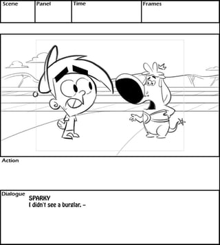 SPARKY 
I didn't see a burglar. -- 
 