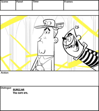 BURGLAR 
You sure are. 
 