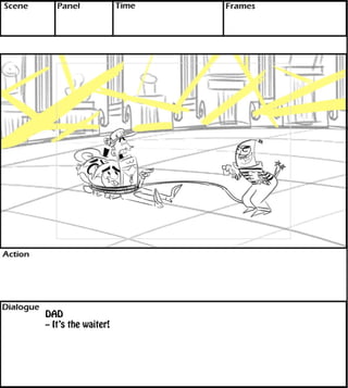 DAD 
-- It’s the waiter! 
 