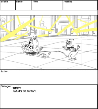 TIMMY 
Dad, it’s the burglar! 
 