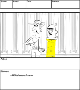 -- All that creamed corn -- 
 