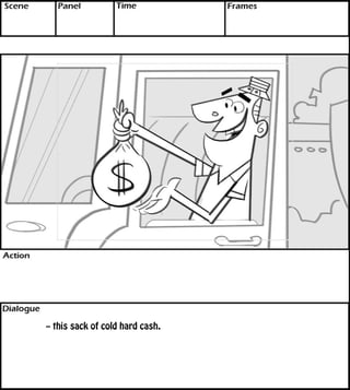 -- this sack of cold hard cash. 
 