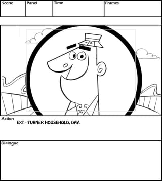 EXT - TURNER HOUSEHOLD, DAY. 
 