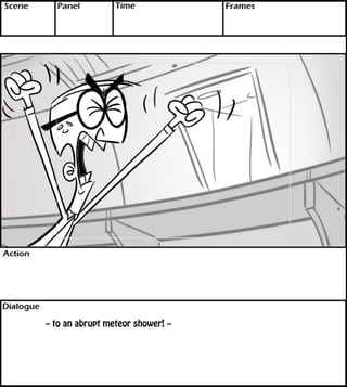 -- to an abrupt meteor shower! -- 
 