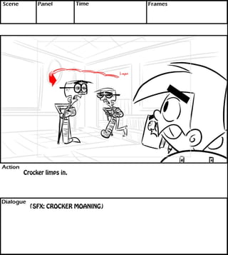 Crocker limps in. 
(SFX: CROCKER MOANING) 
 