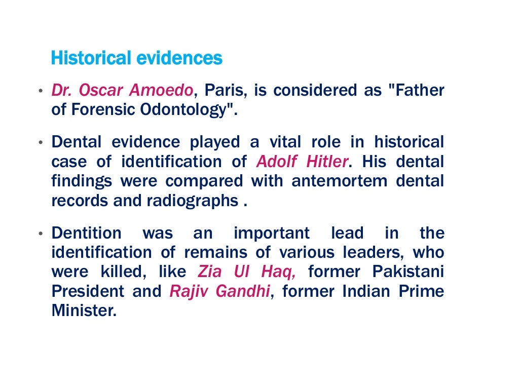 FORENSIC ODONTOLOGY ppt