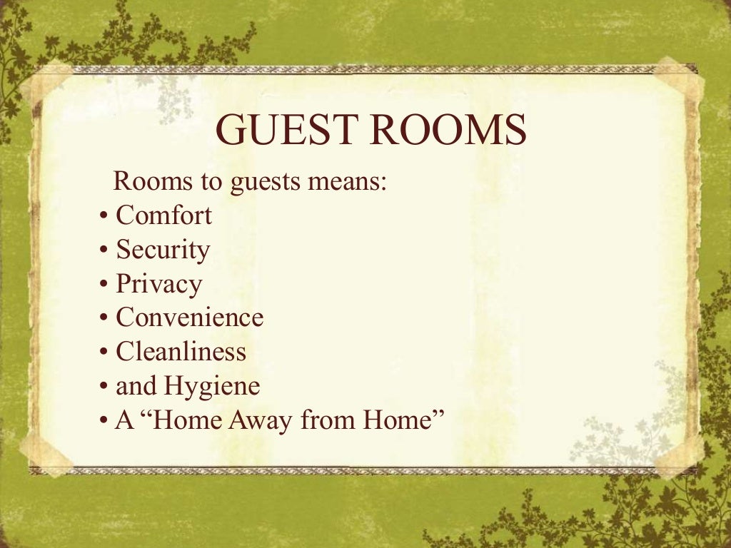 Types of Hotel Rooms