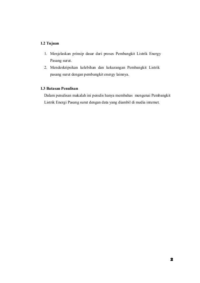 Energi Pasang Surut