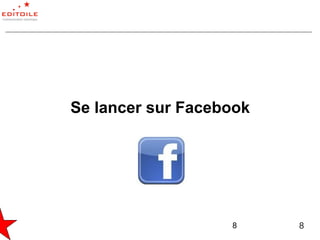 Se lancer sur Facebook




                   8     8
 