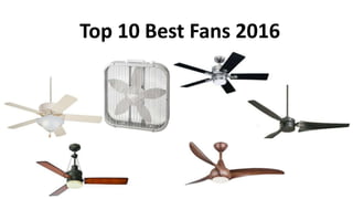 Top 10 Best Fans 2016
 