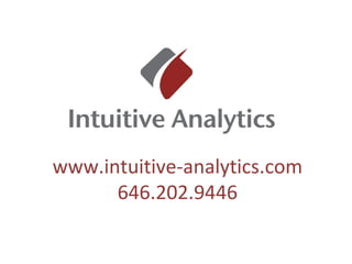 www.intuitive-analytics.com 646.202.9446 
