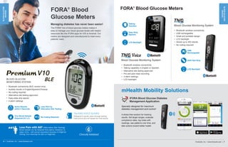 Fora Test N'Go Wireless Bluetooth Upper Arm Blood Pressure Monitor