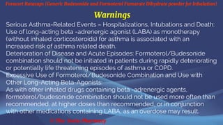 Foracort Rotacaps (Generic Budesonide and Formoterol Fumarate Dihydrate ...