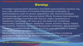 Foracort Rotacaps (Generic Budesonide and Formoterol Fumarate Dihydrate ...
