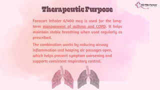 Foracort Inhaler 6/400 mcg: Maintenance Therapy Guide for Asthma and ...