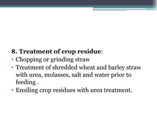 Practices of feeding dairy animals by SNV Client farmers and some recommendations for promising technologies