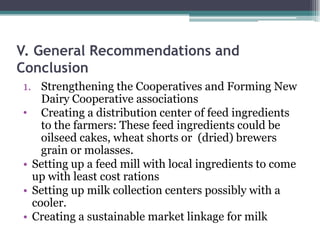 Practices of feeding dairy animals by SNV Client farmers and some recommendations for promising technologies