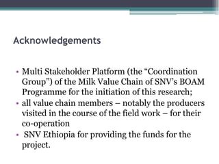 Practices of feeding dairy animals by SNV Client farmers and some recommendations for promising technologies