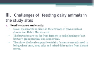 Practices of feeding dairy animals by SNV Client farmers and some recommendations for promising technologies