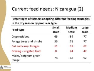 Assessing needs: Forage demands and feed gaps from dairy and dual purpose value chains