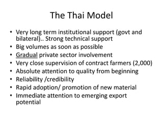 Forages and the gradual shift towards more intensive management