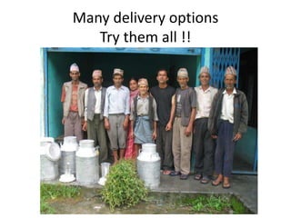 Forages and the gradual shift towards more intensive management