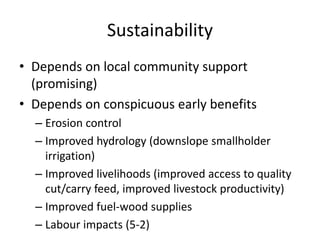 Natural resource management and forages