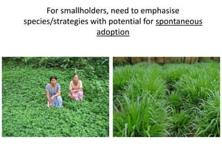 Natural resource management and forages