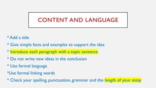Your guide to write an effective for and against essay for the IGCSE ...