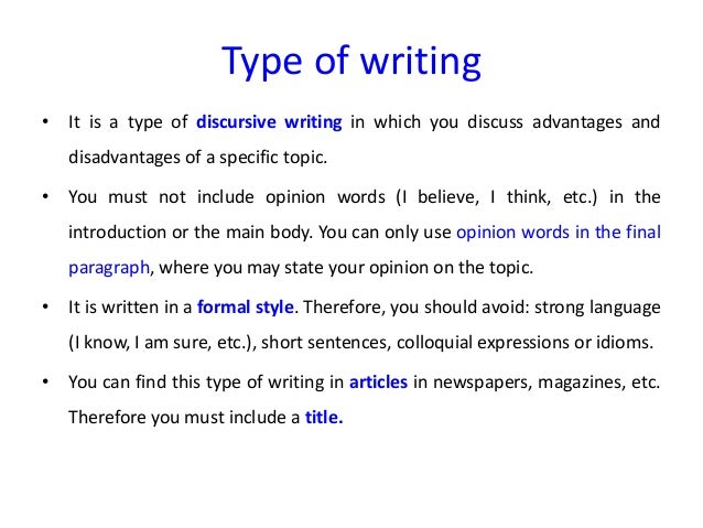 Discursive essay virginia evans
