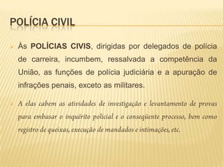 Prevenir e reprimir o tráfico ilícito de entorpecentes e drogas afins, o contrabando e o descaminho, sem prejuízo da ação fazendária e de outros órgãos públicos nas respectivas áreas de competência;