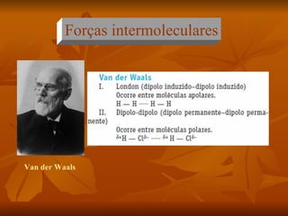 Forças intermoleculares




Van der Waals
 