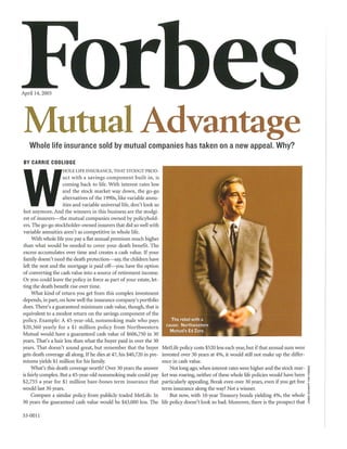 Forbes:  Mutual Advantage