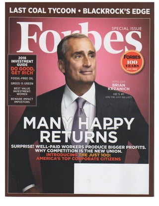 Forbes Magazine Advertorial for Octapharma USA