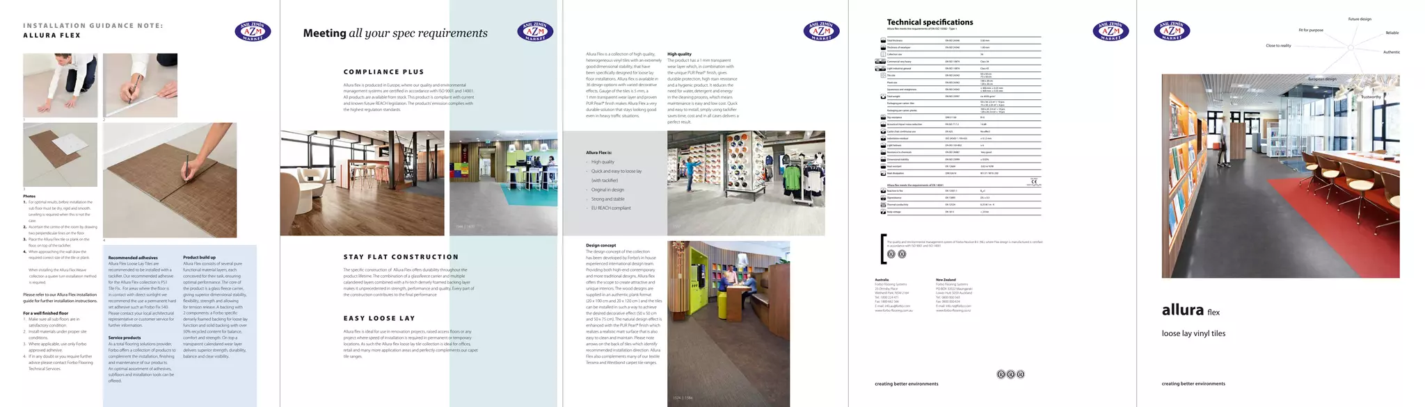 Allura Flex LVT Zemin Kaplama Katalog Anıl Zemin Market PDF