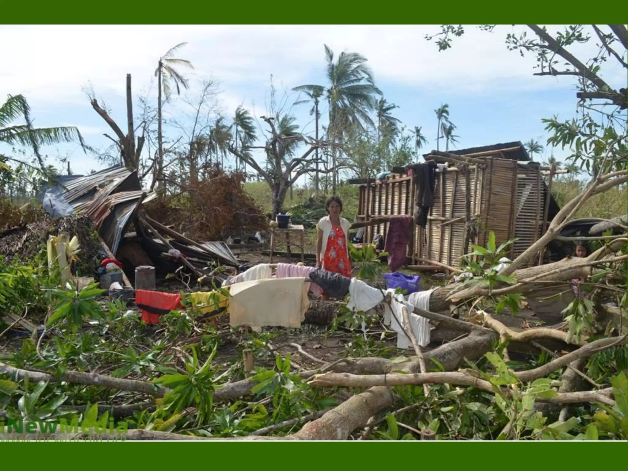 Houses owners make a stand to ask for shelter support.