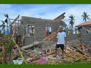 Houses owners make a stand to ask for shelter support.
