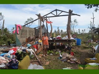 Houses owners make a stand to ask for shelter support.