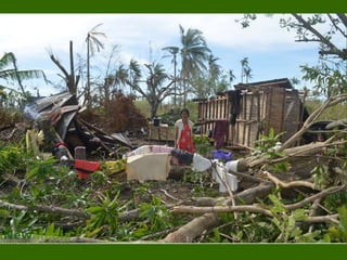 Houses owners make a stand to ask for shelter support.