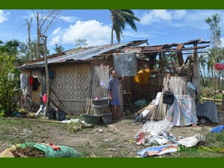 Houses owners make a stand to ask for shelter support.