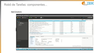 Robô de Tarefas: componentes...
 