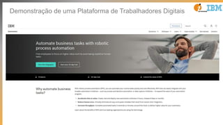Demonstração de uma Plataforma de Trabalhadores Digitais
 