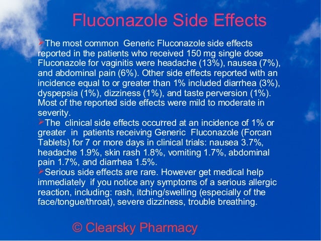 Diflucan Side Effects Baby