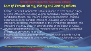 Forcan Tablets (Generic Fluconazole Tablets)